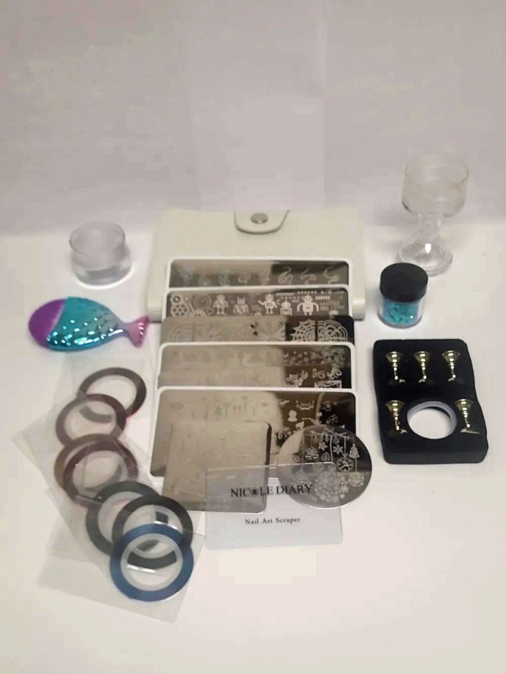 Nail Art Stamping Plates and Acessories